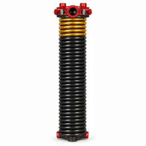 Gold Spring Torsion - 0.250 Wire x 2 in. D x 30 in. L - Left (Red Cone)