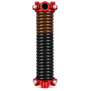 Brown Spring Torsion - 0.234 Wire x 2 in. D x 28.5 in. L - Left (Red Cone)