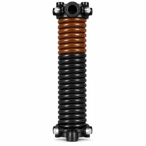 Brown Spring Torsion - 0.234 Wire x 2 in. D x 28.5 in. L - Right (Black Cone)