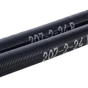 Yellow Spring Torsion - 0.207 in. Wire x 2 in. D x 24 In. L - Left (Red Cone)