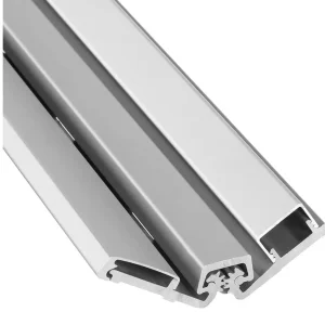 Continuous Geared Hinges / FULL SURFACE / Finish: Clear
